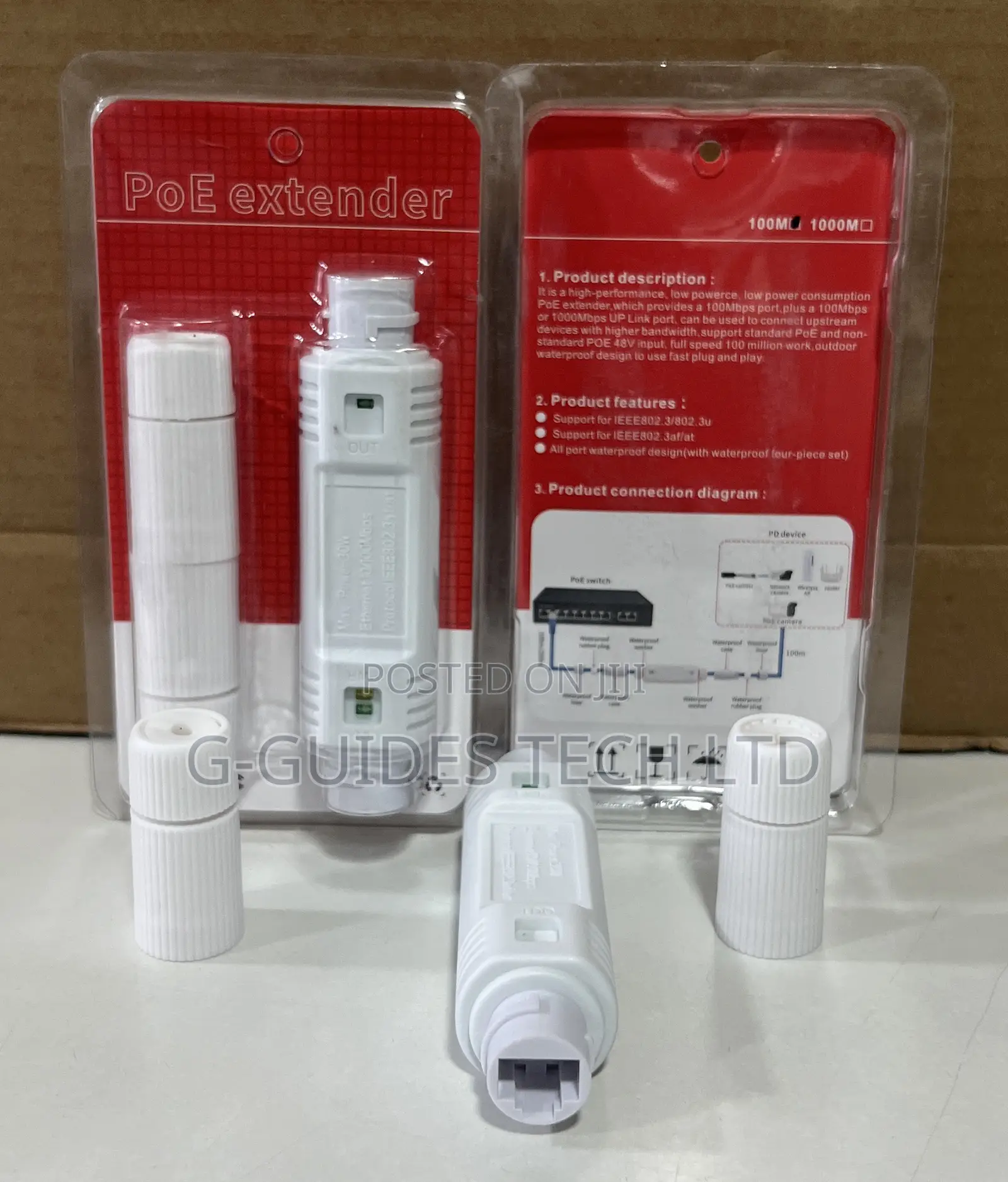 Poe Extender Outdoor, Waterproof Poe Repeater
