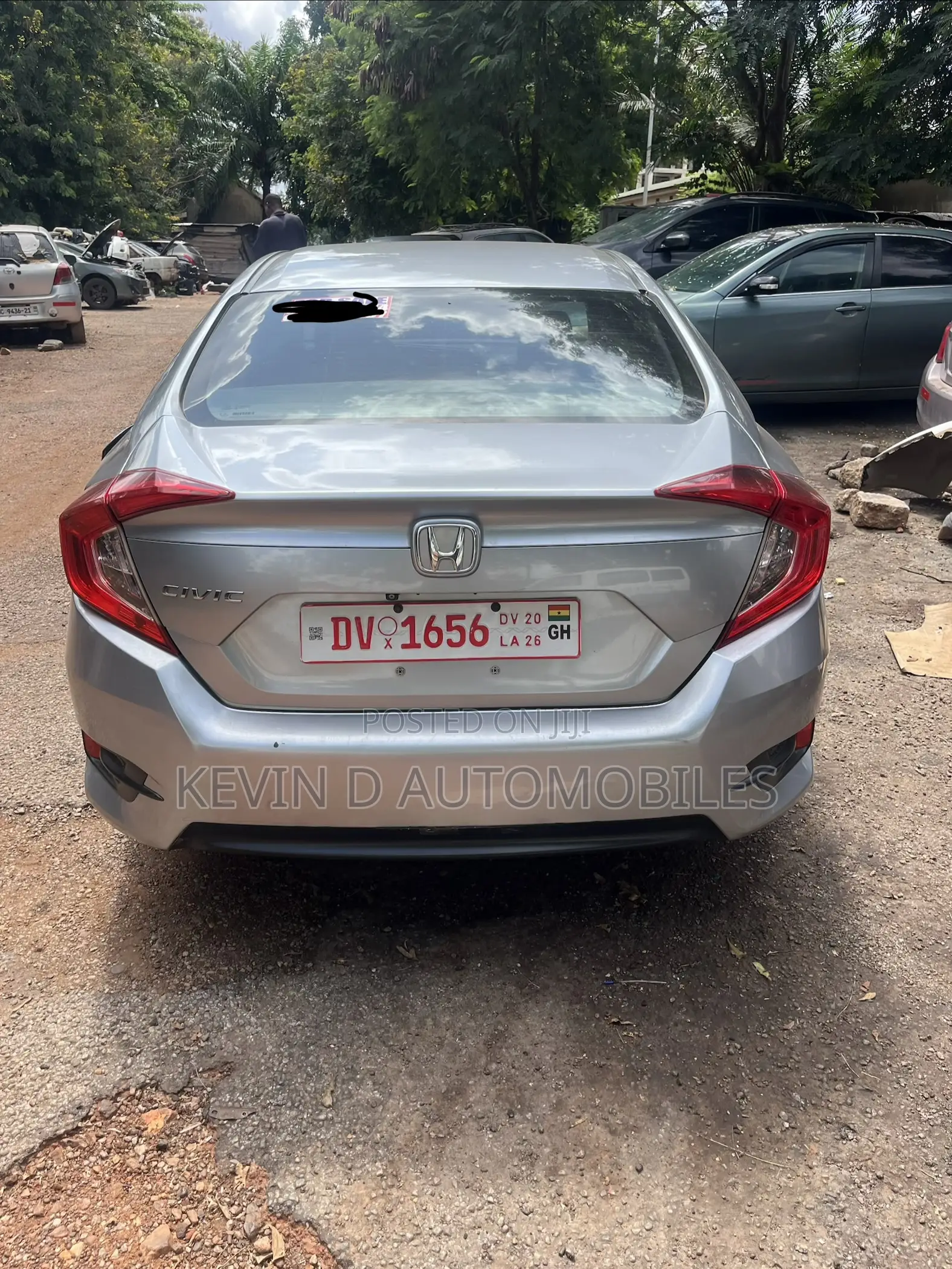 Honda Civic EX 4dr Sedan (2.0L 4cyl) 2017 Silver