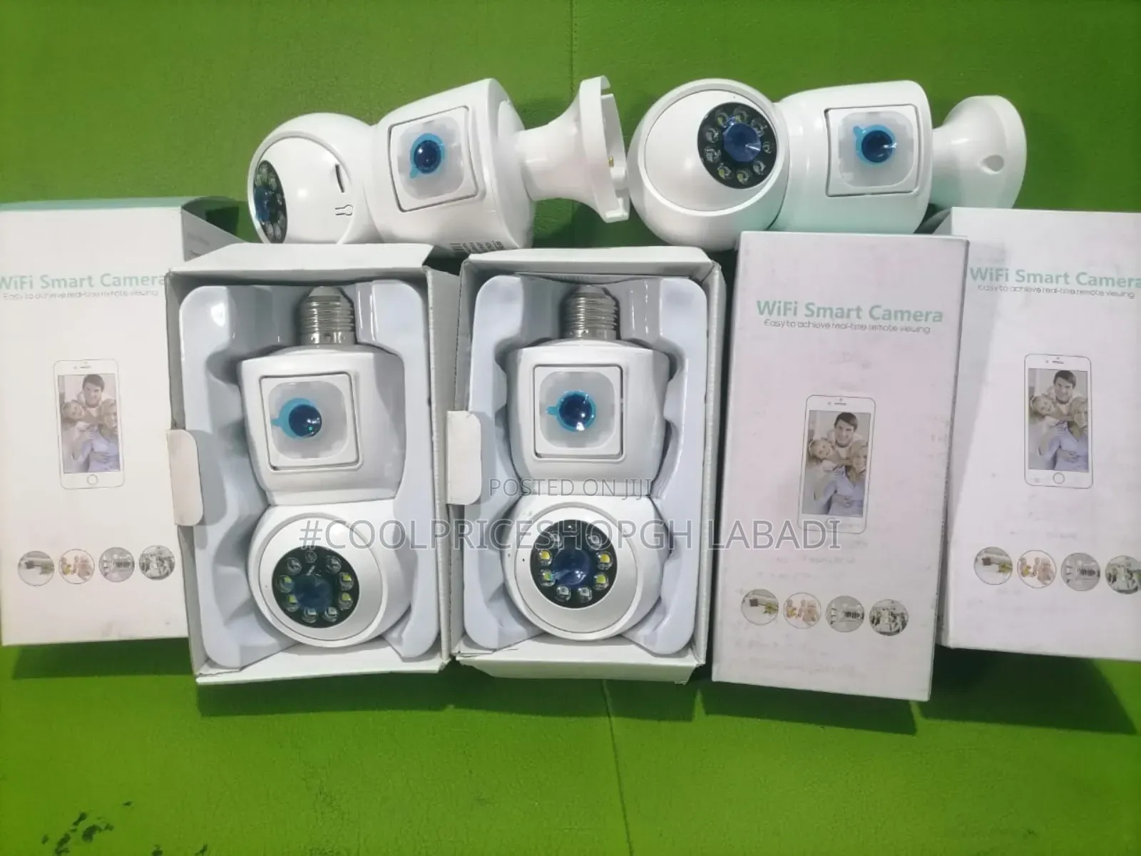Dual Lens Camera Light Bulb PTZ Mobile Phone Remote View