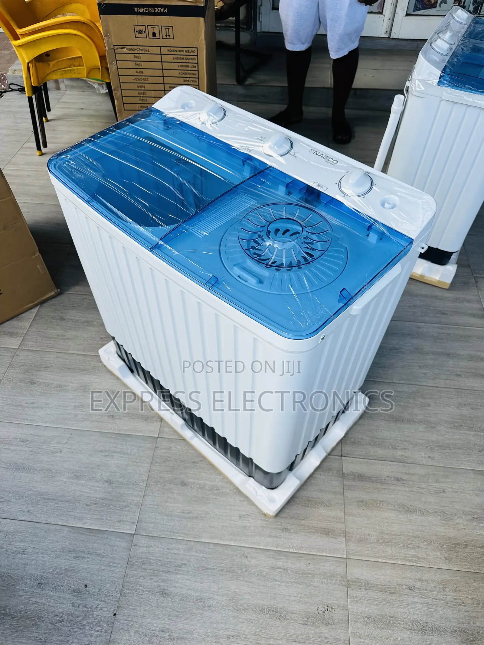 Semi Automatic Wm Twintub Nasco 8kg