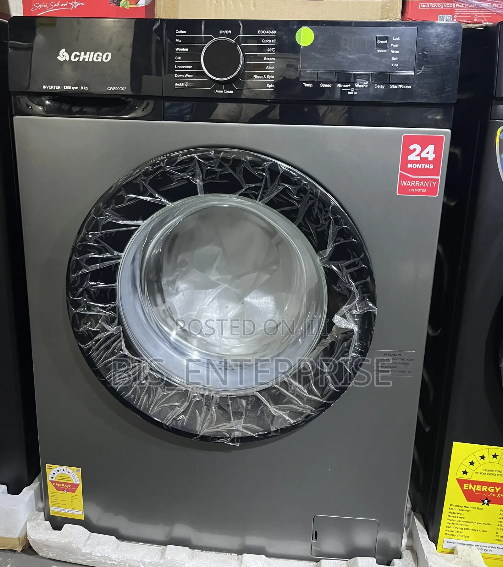 Chigo 9kg Front Load Washing Machine