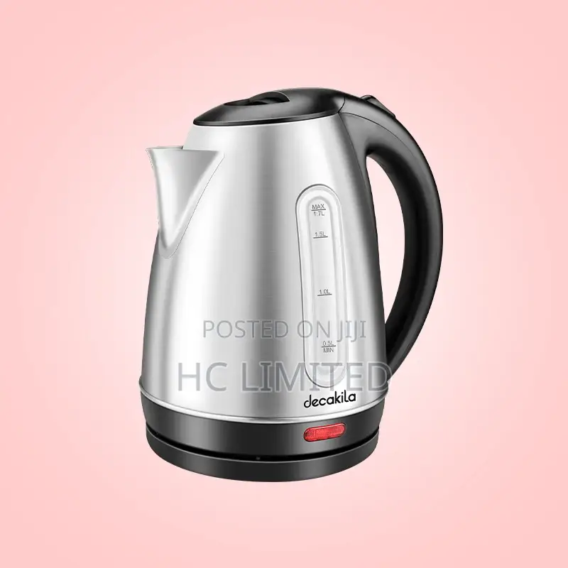 Decakila Stainless Kettle - 1.7l - 2200w - Kekt004w