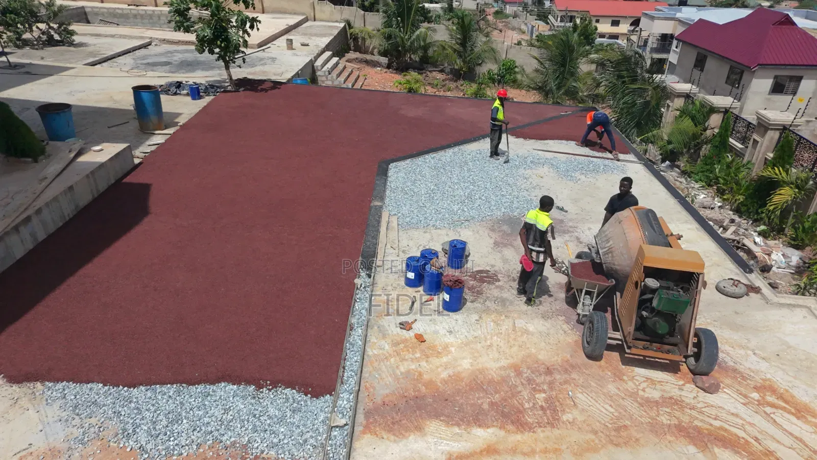Stone Carpet Flooring or Epoxy Stone Resin