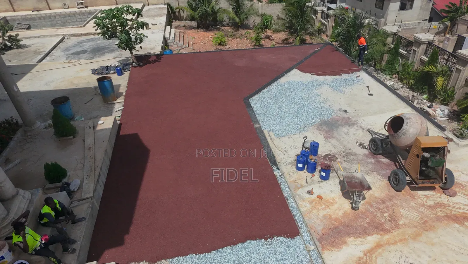 Stone Carpet Flooring or Epoxy Stone Resin