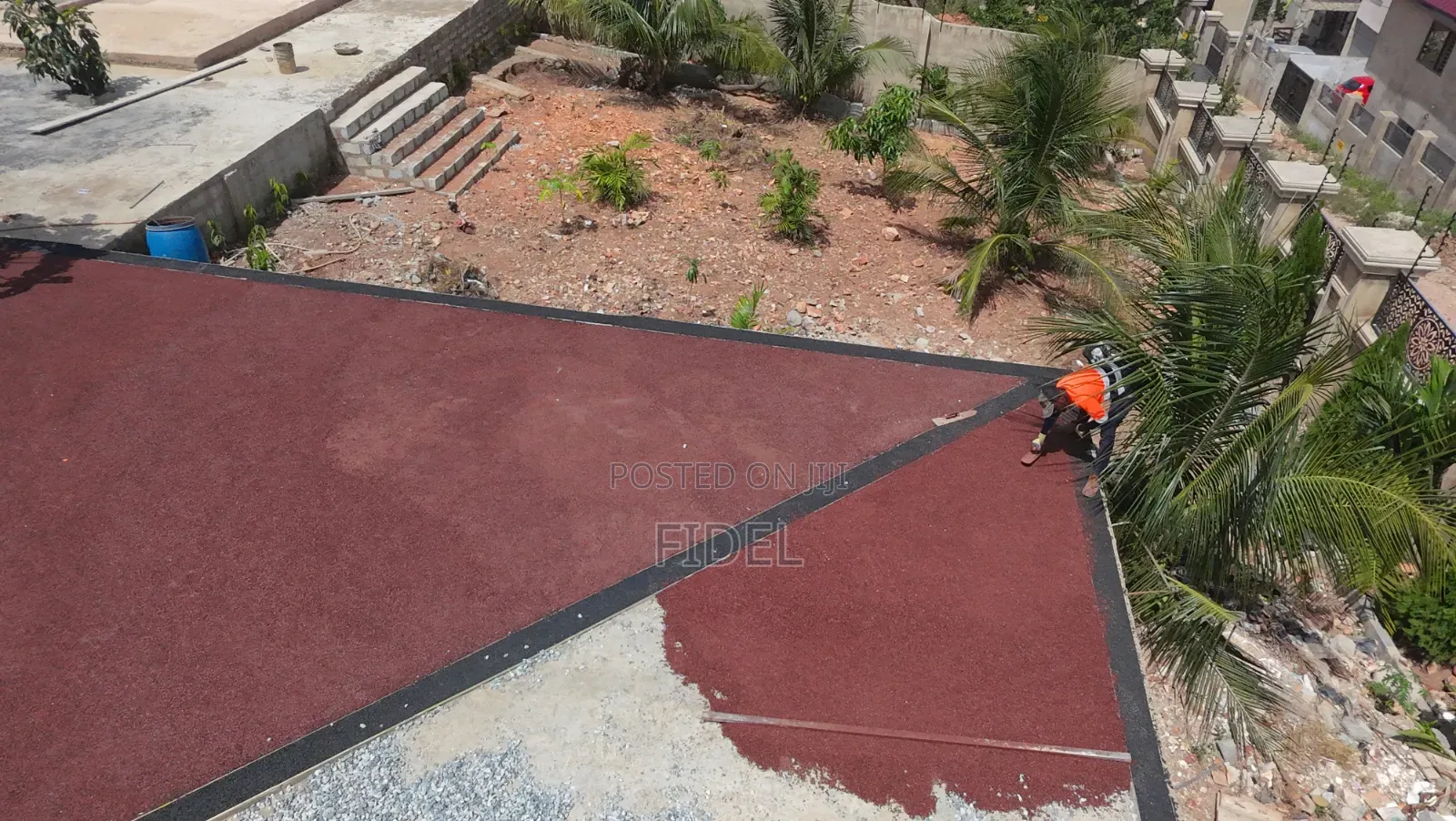 Stone Carpet Flooring or Epoxy Stone Resin