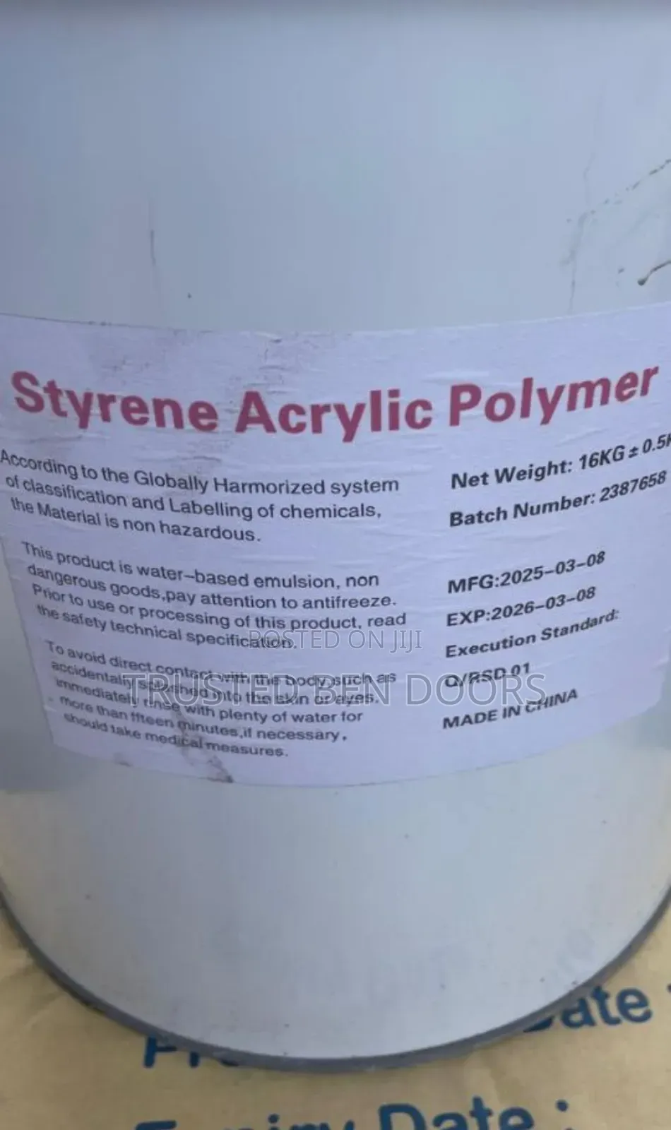 Vanish Polish 16kg for Concrete Stamp Works