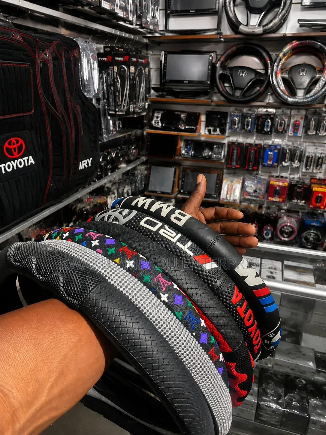 Premium Car Steering Cover – Universal Fit