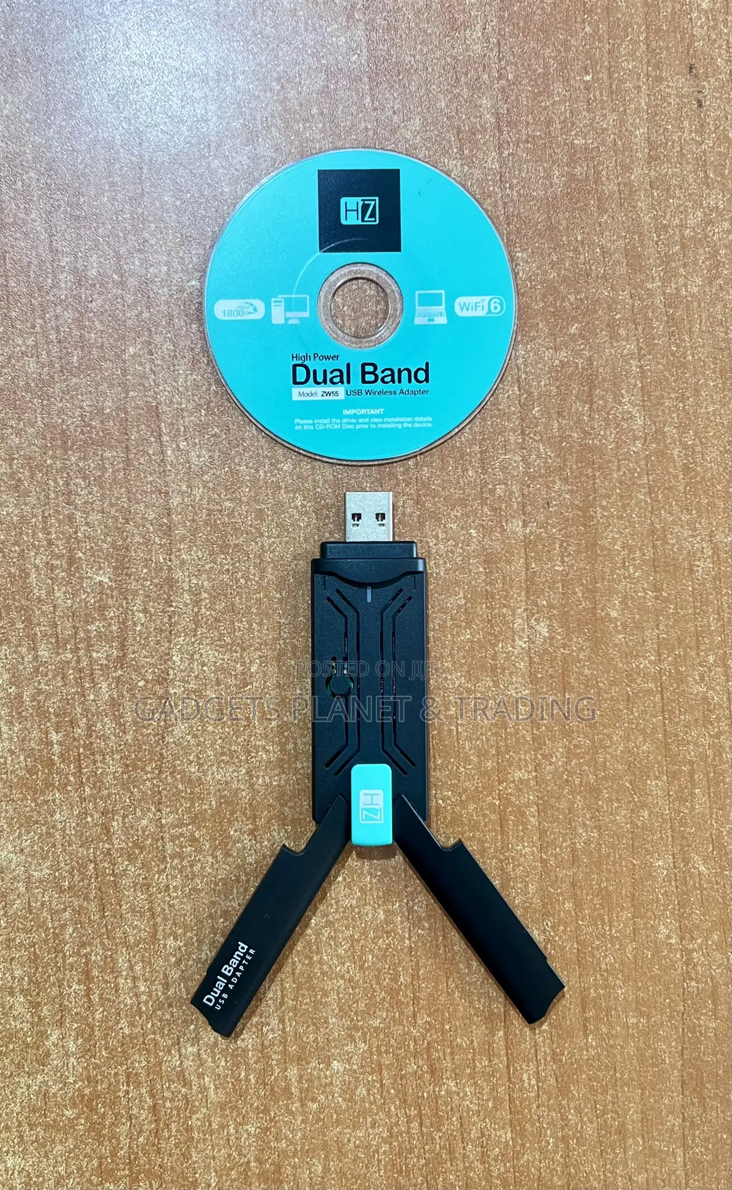 Heatz Dual Band Wifi 6 Usb Dongle Wireless Adapter | Zw55