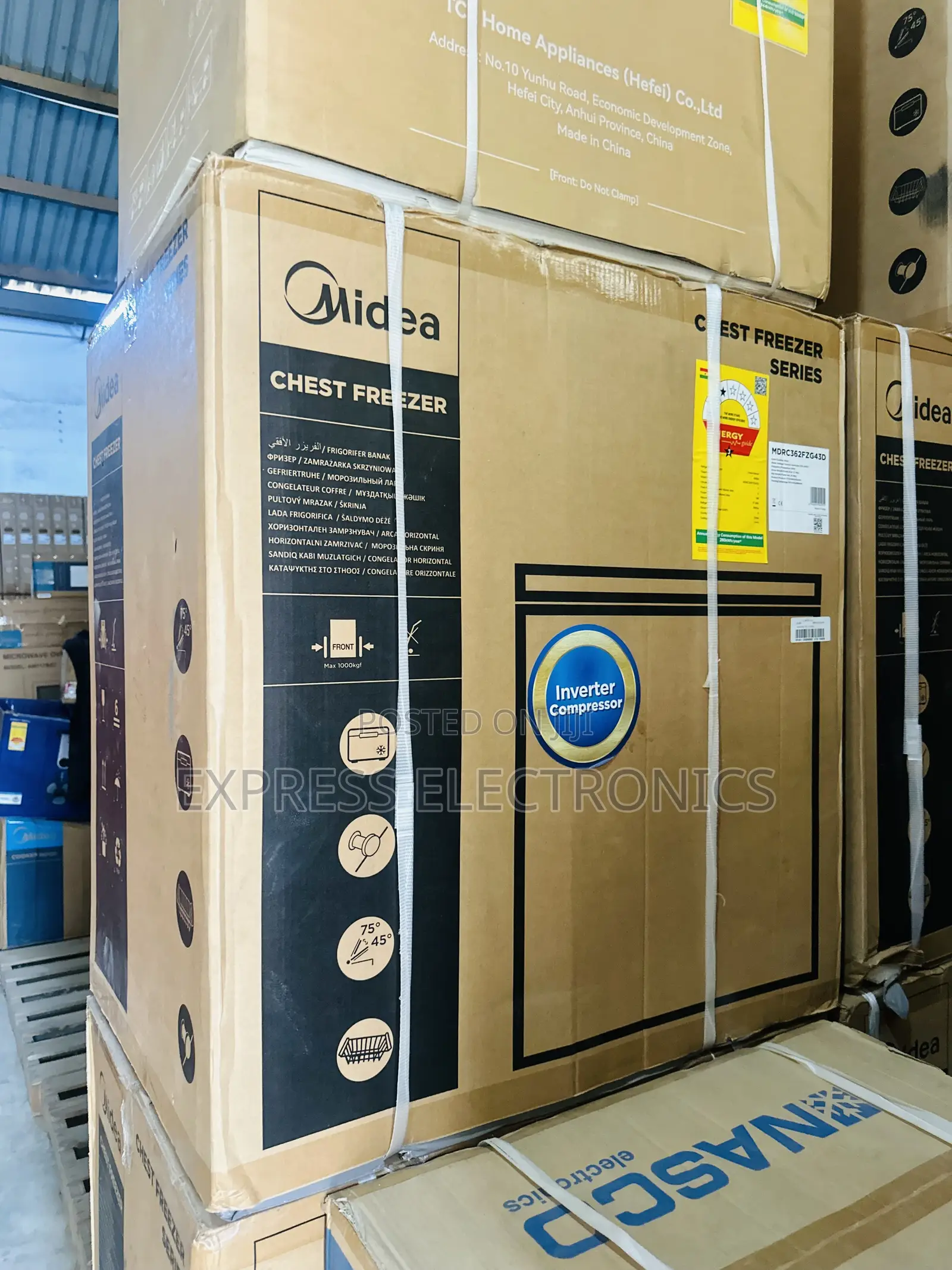 198l Chest Freezer Single Door Midea Energy Efficiency