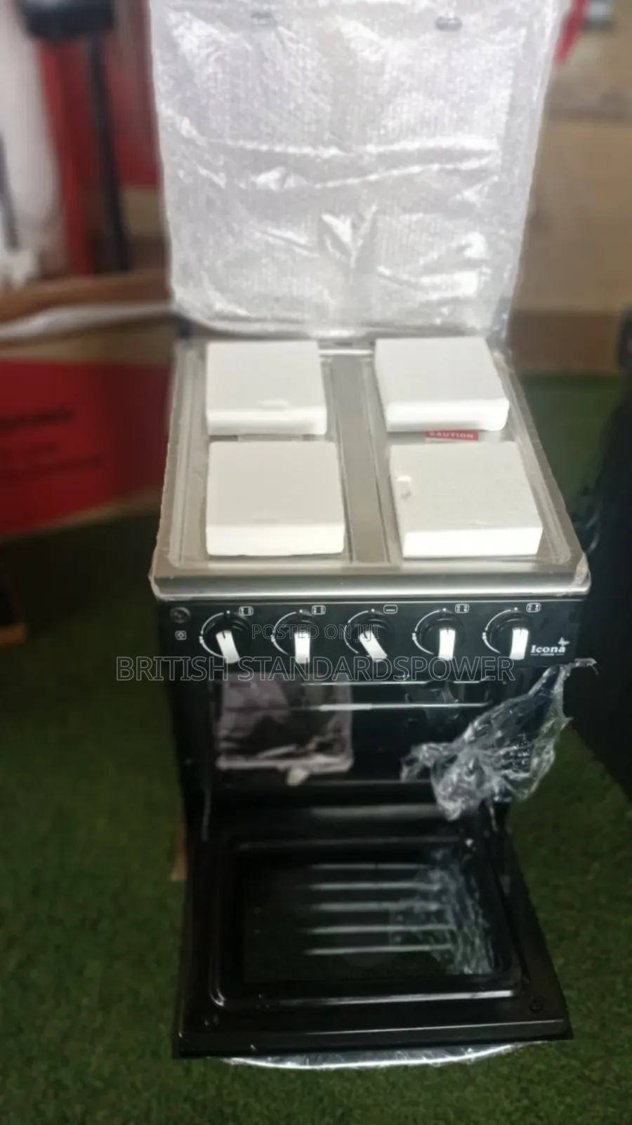 Stainless Steel 4 Burner Cooker With Oven