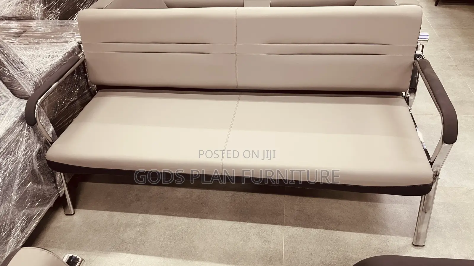 Leather Office Sofa Set