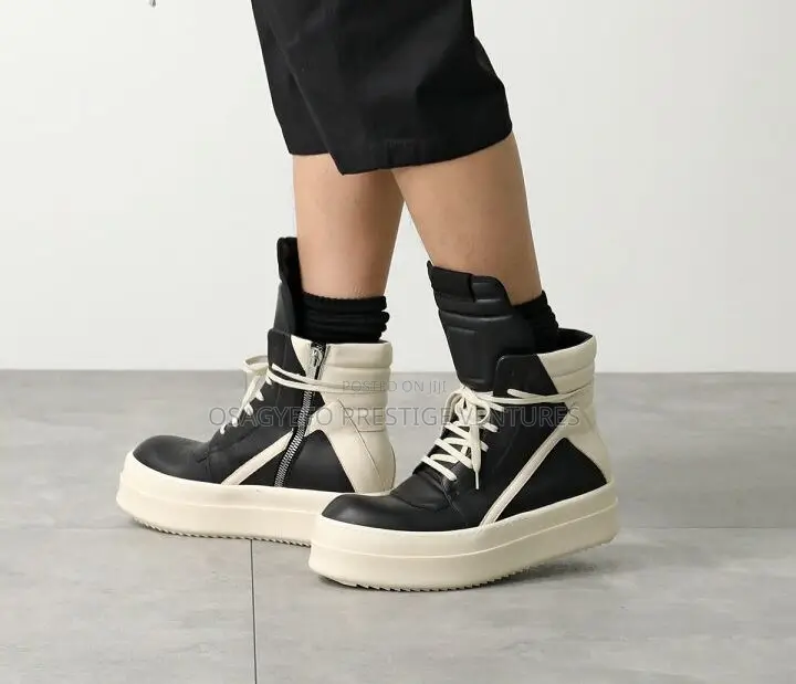 Shadow Luxe High-Top Sneakers