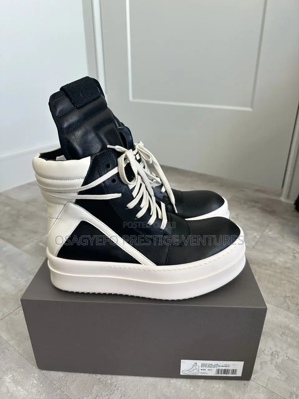 Shadow Luxe High-Top Sneakers