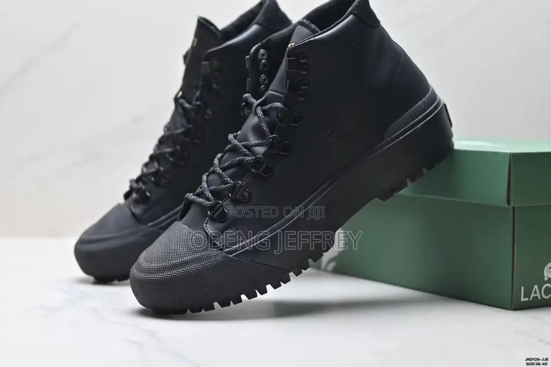 Original Lacoste Grip Shot High All Black