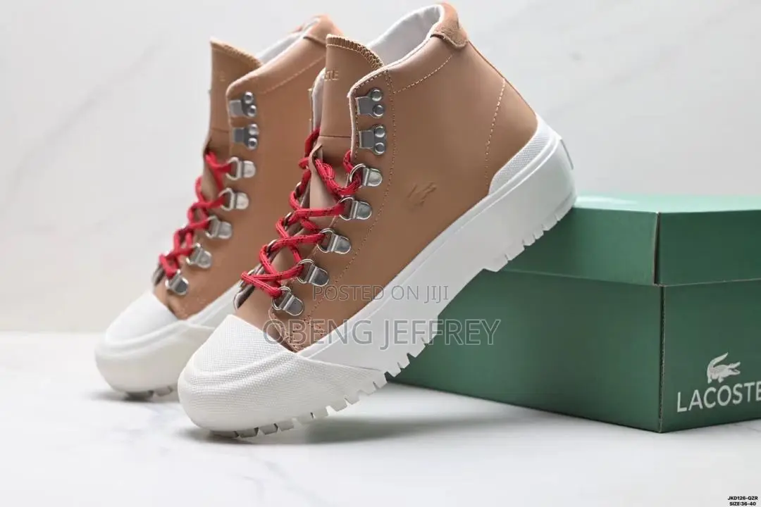Original Lacoste High Midshot Brown/White