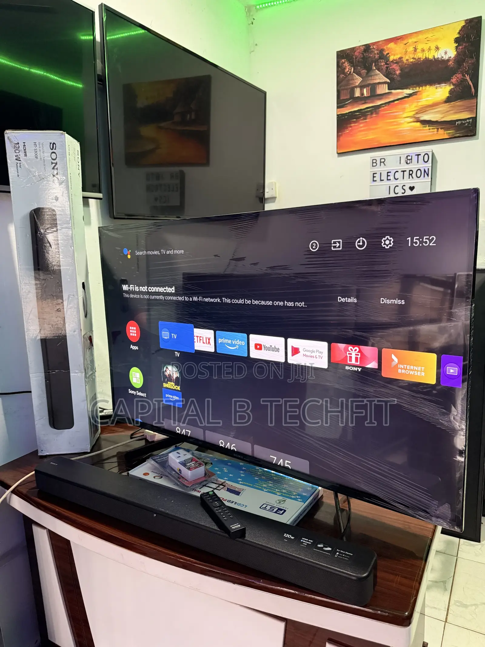 50” Sony Android Uhd Led HDR Smart Machine