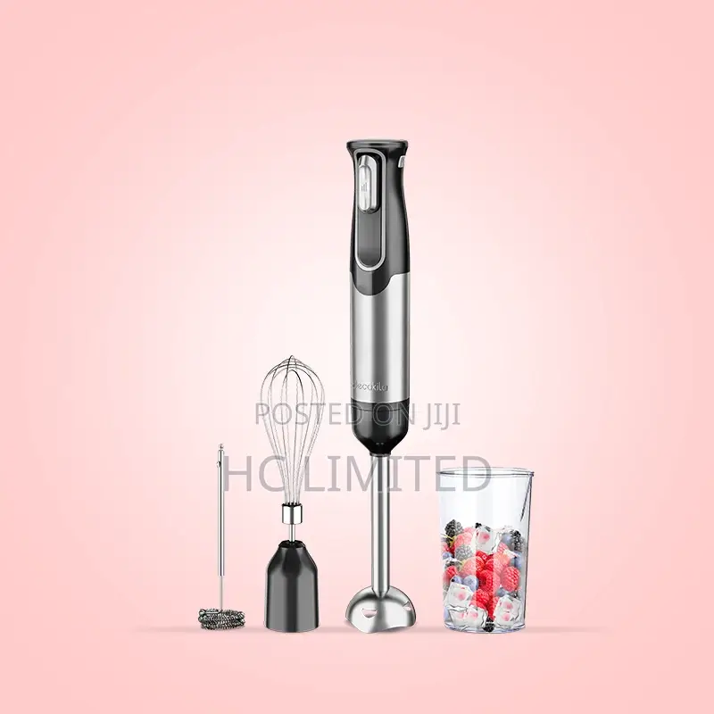 Decakila Cordless Hand Blender- 4 in 1 (Rechargeable) - Kmjb024b