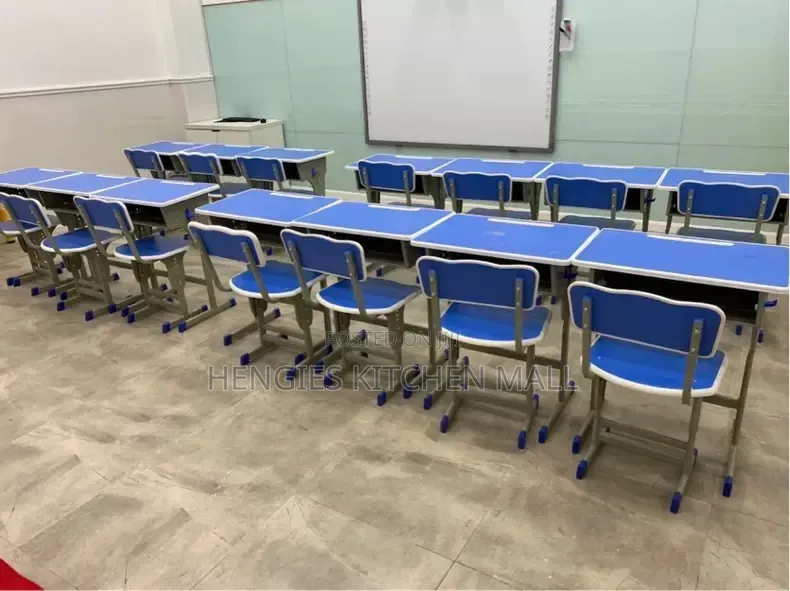 Metallic Study Table and Chair (Kids-Adults)