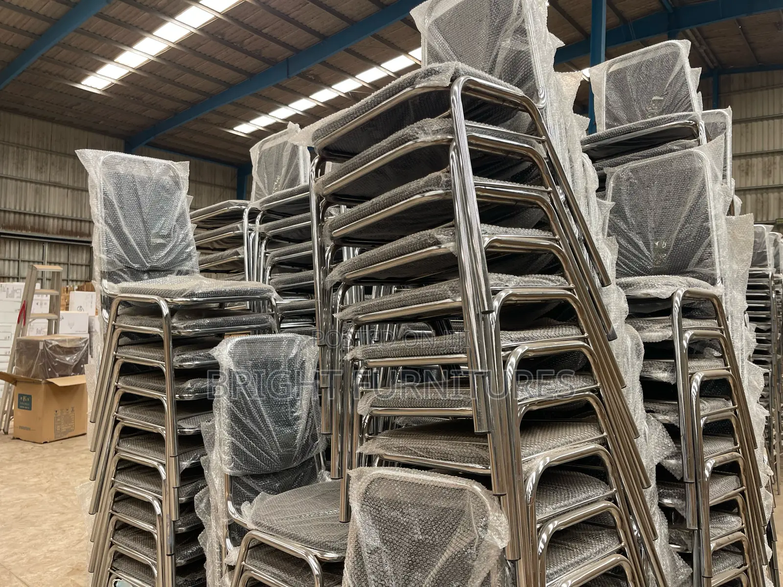 Quality Metal and Leather Chair for Conference Use