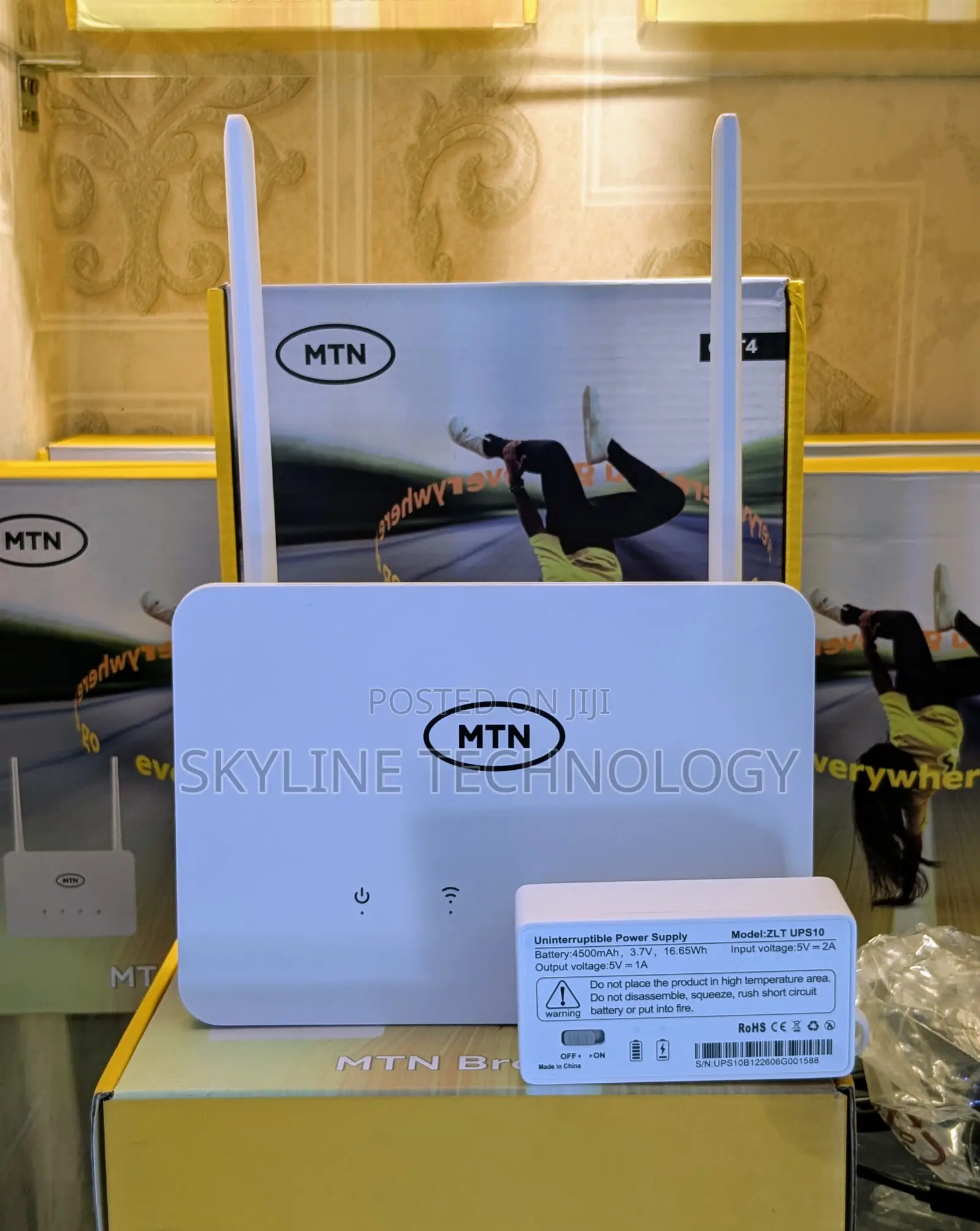 Type C Universal Cat 4 MTN Router With Power Bank