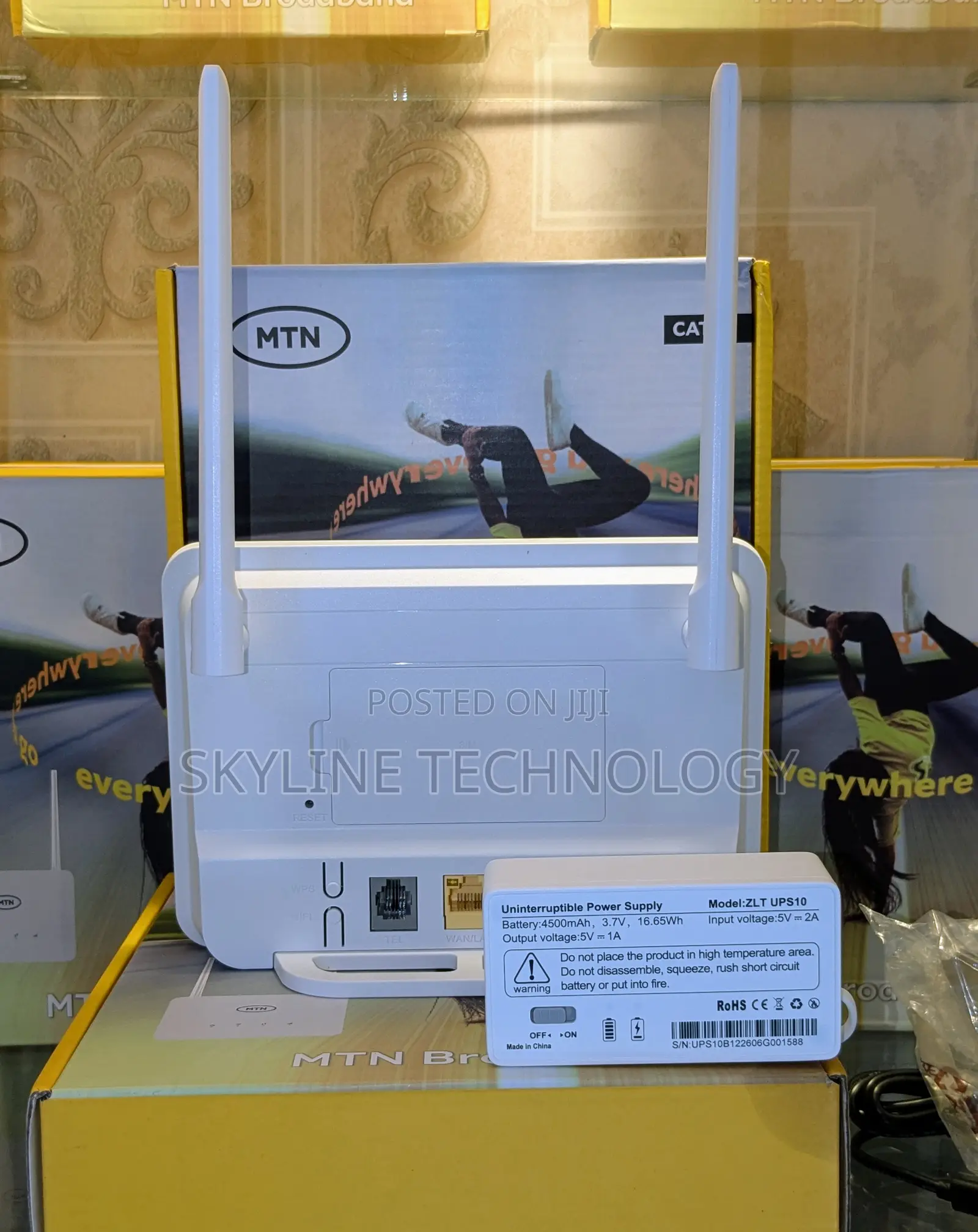 Type C Universal Cat 4 MTN Router With Power Bank
