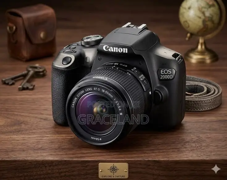 This Is Original Canon Eos 2000d Camera + Wifi Available
