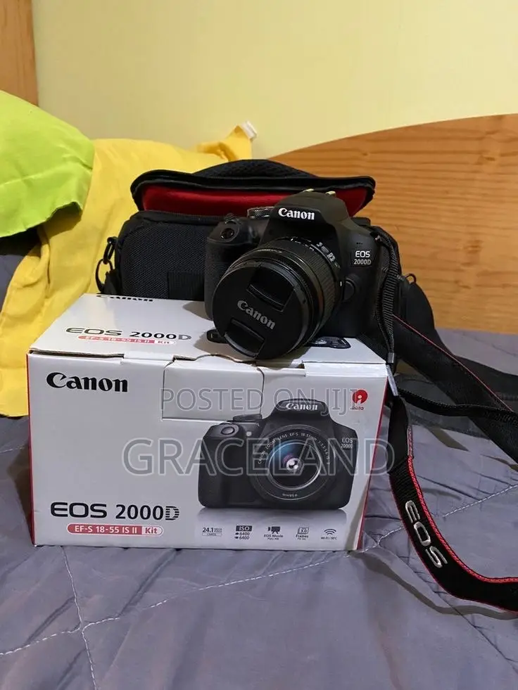 This Is Original Canon Eos 2000d Camera + Wifi Available