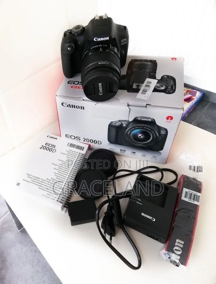 This Is Original Canon Eos 2000d Camera + Wifi Available