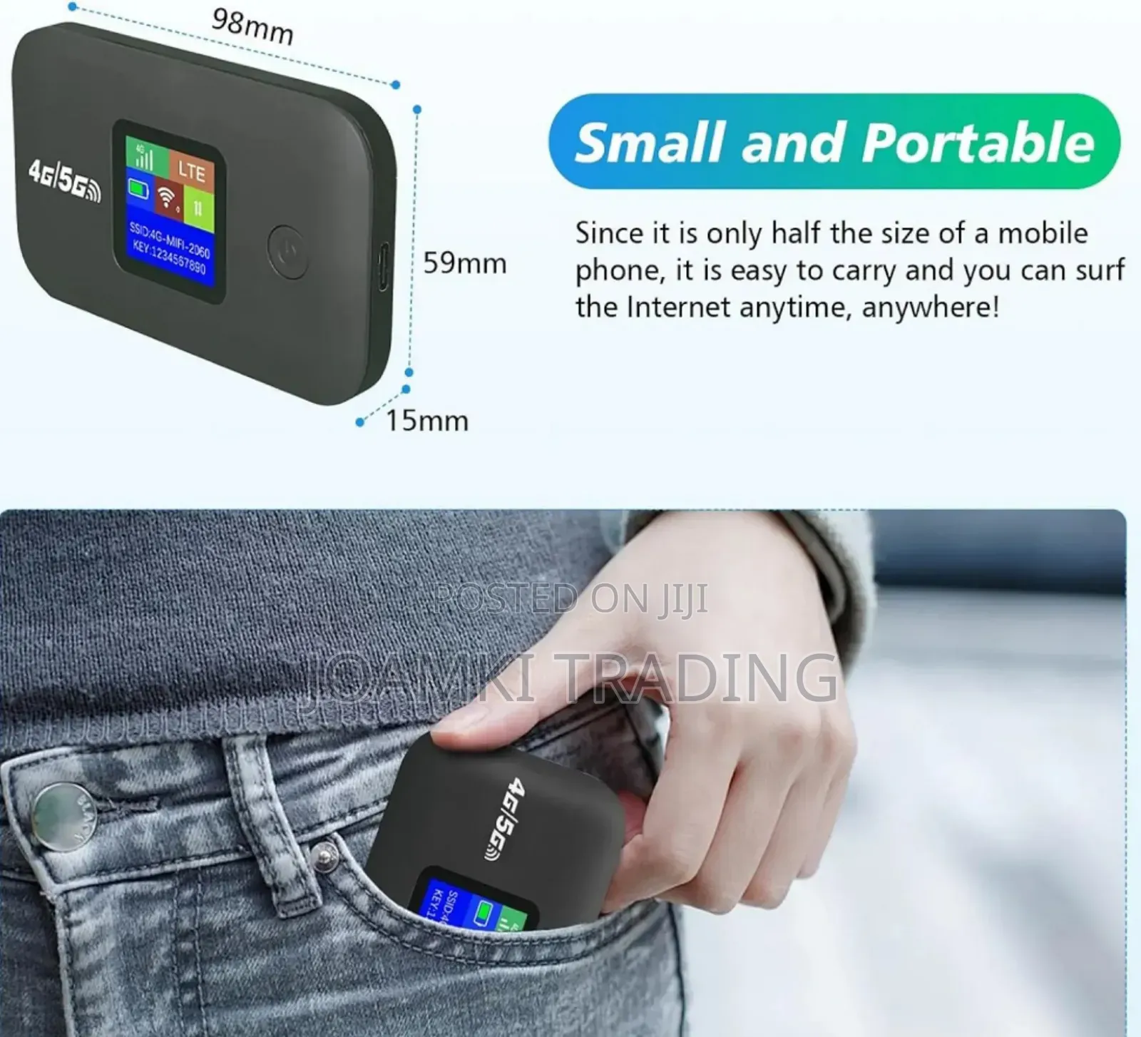 4g Mifi, Pocket Wifi, Router, 3000mah Battery Capacity