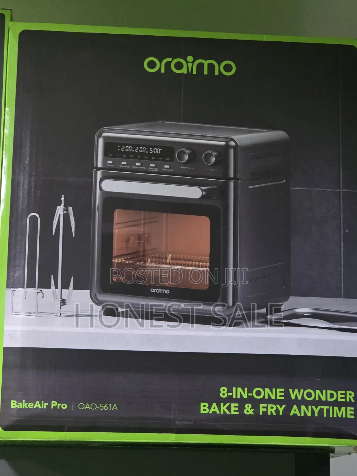 Oraimo Bakeair Pro 8-in-1 20l 230°C Large-Capacity Air Oven