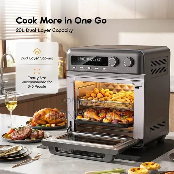 Oraimo Bakeair Pro 8-in-1 20l 230°C Large-Capacity Air Oven