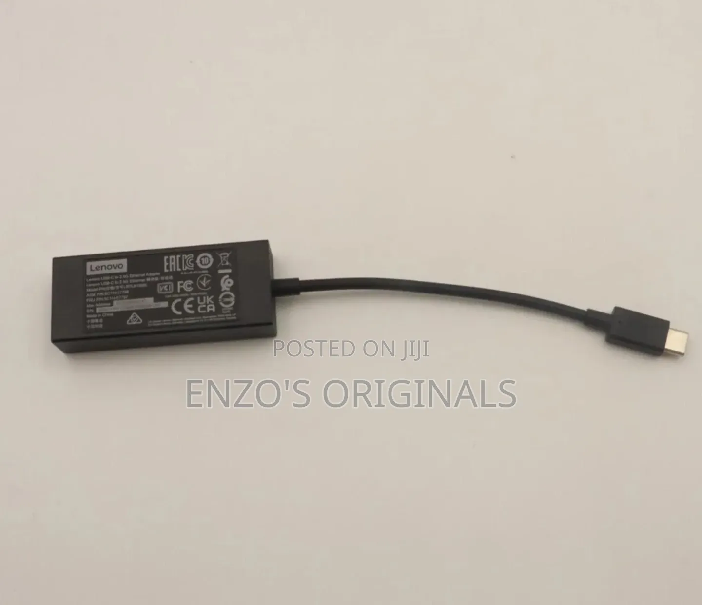 Usb-C to 2.5g Lan Adapter Ethernet Rj45 Dongle Original Lenovo Brand