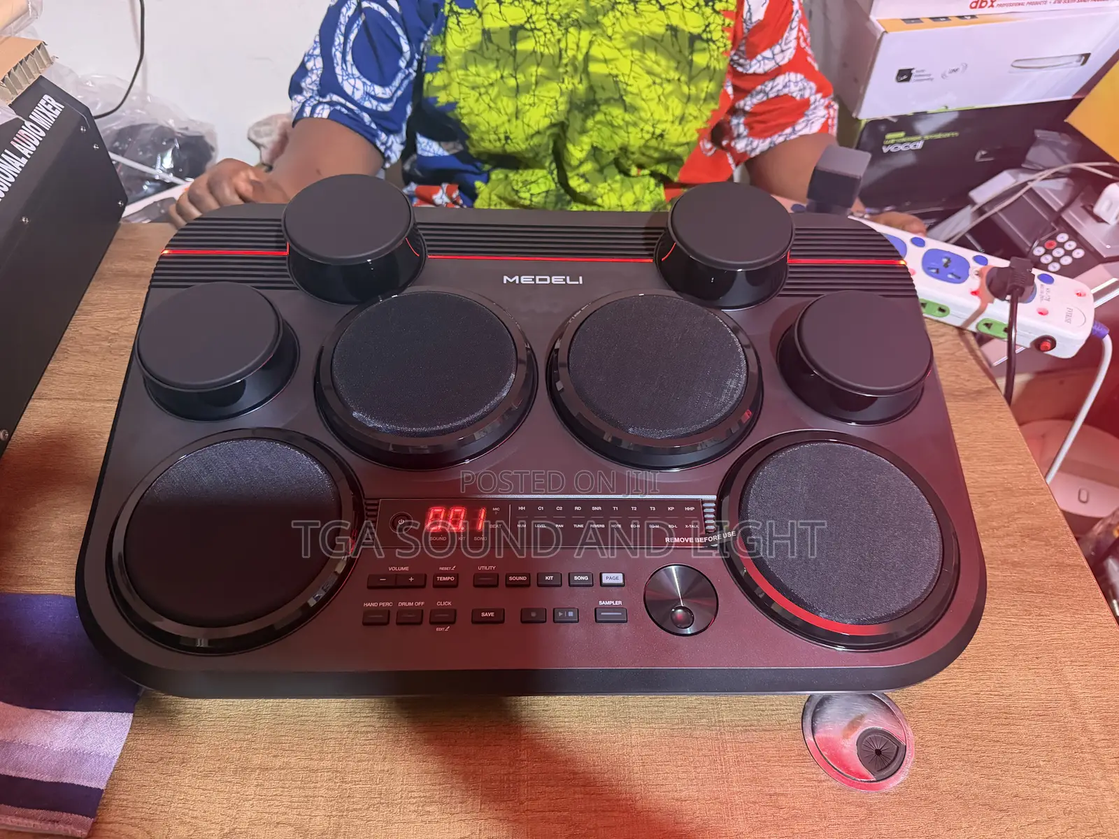 Medeli Dd325 Digital Drum With 8 Pads[Hybrid]
