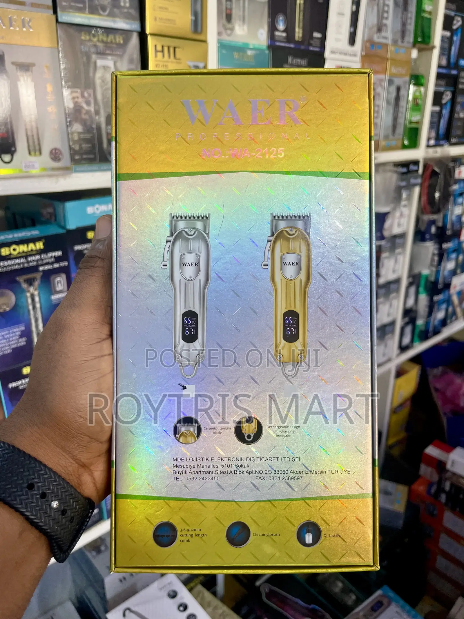 Waer Professional Hair Clipper (Wa-2125)