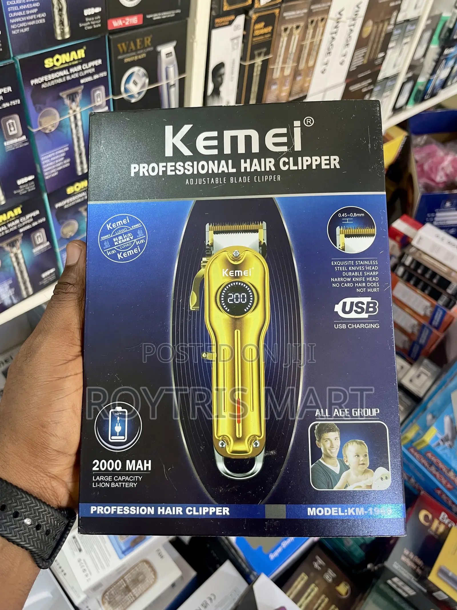 Kemei Professional Hair Clipper (Km-1986)