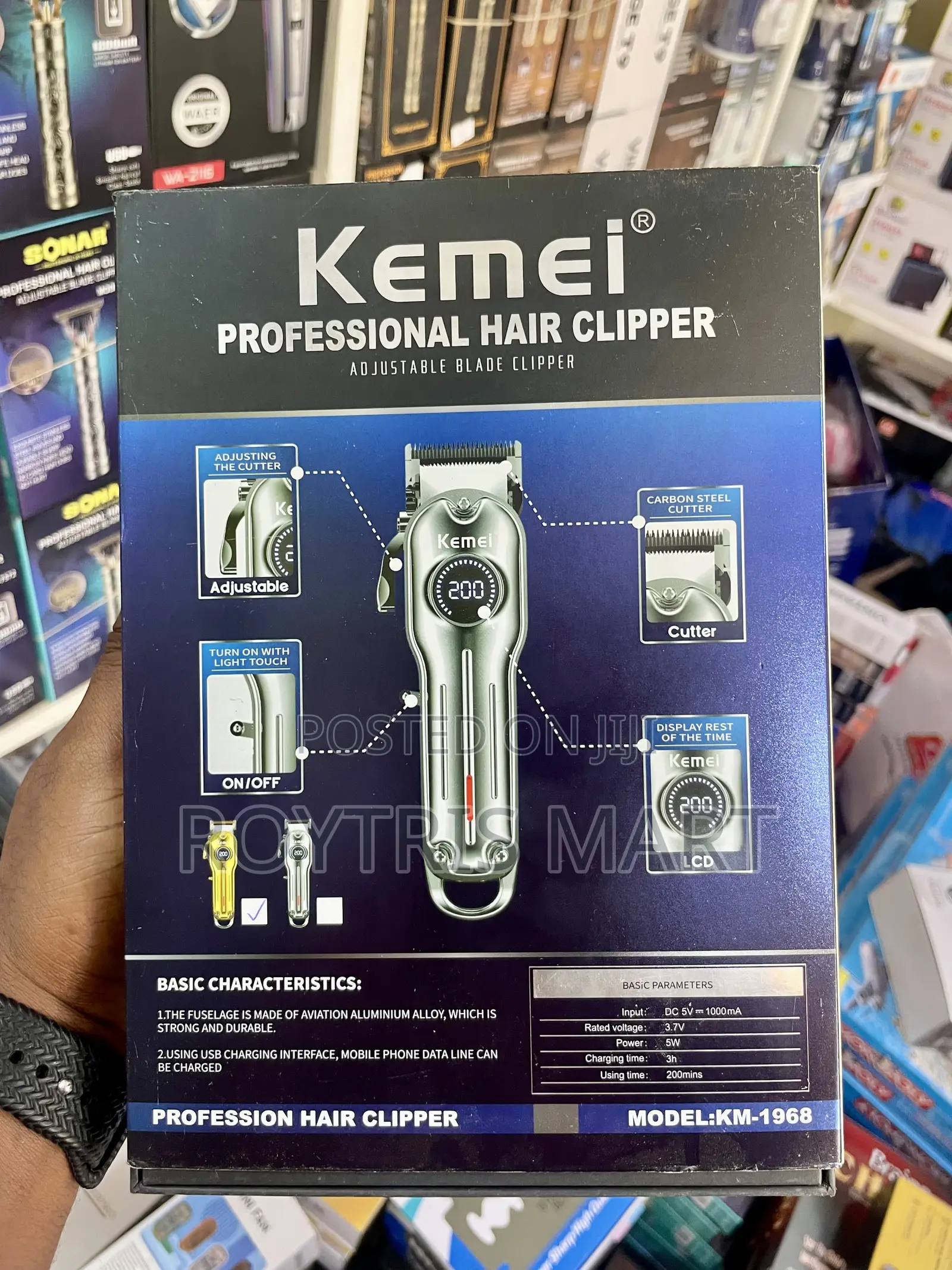 Kemei Professional Hair Clipper (Km-1986)