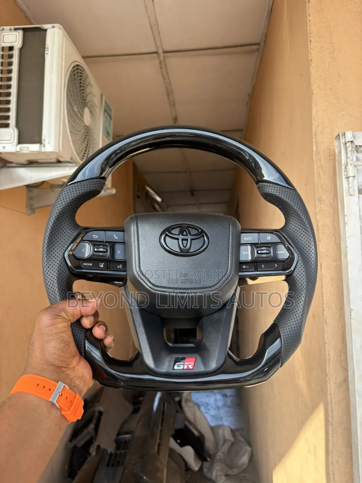 Toyota Gr Sport Steering Wheel Compatible for Tundra, Land Cruiser