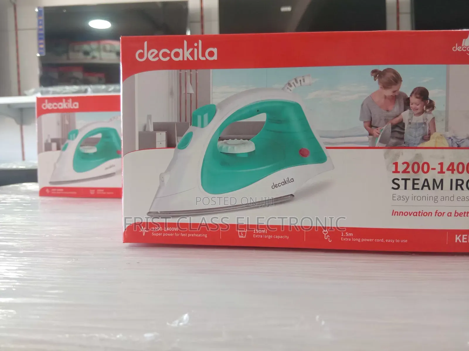 Decakila Steam Iron – Effortless Heat, Clean Style Always