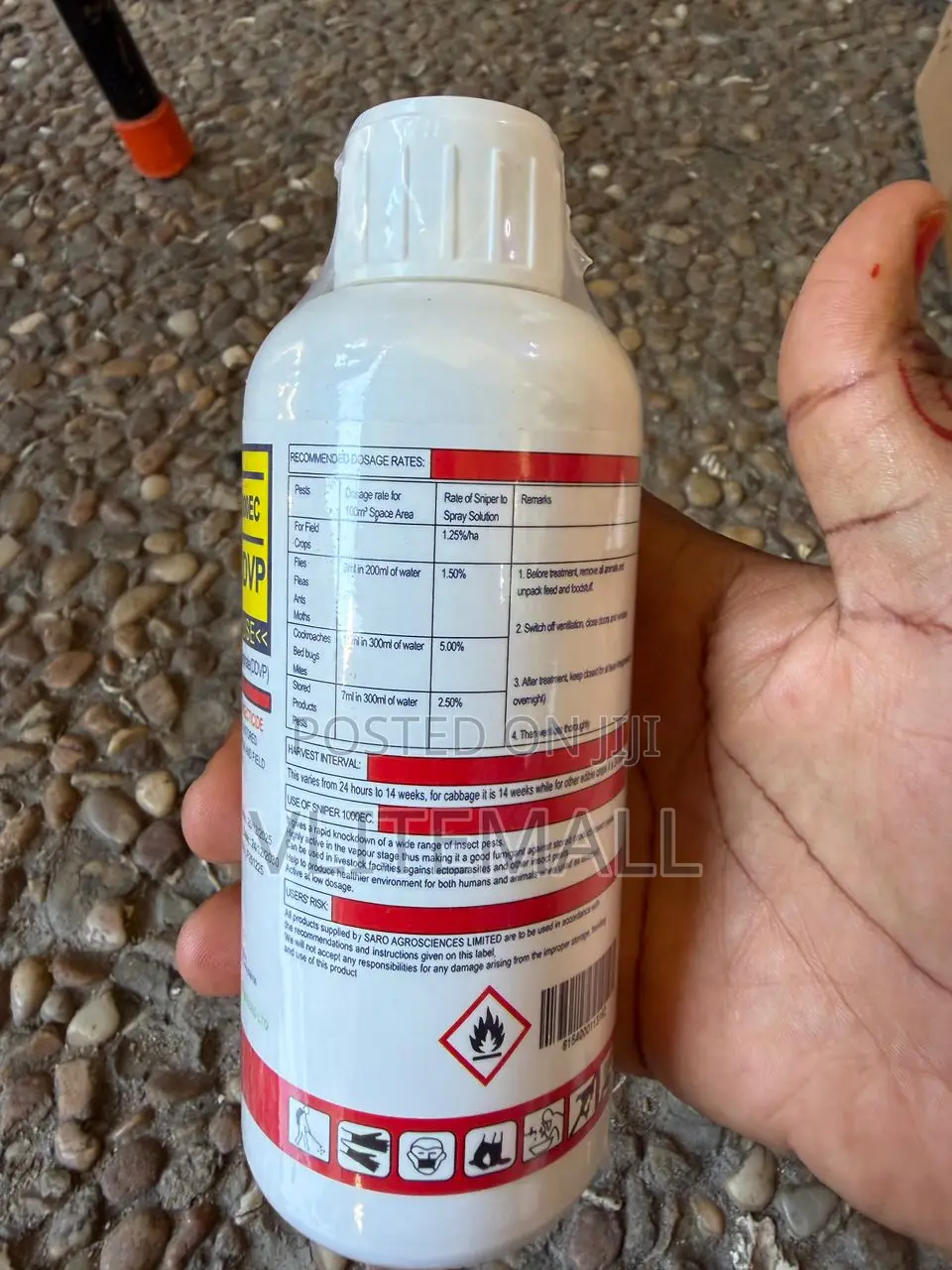 Sniper 1000ec DDVP Insecticide 250ml