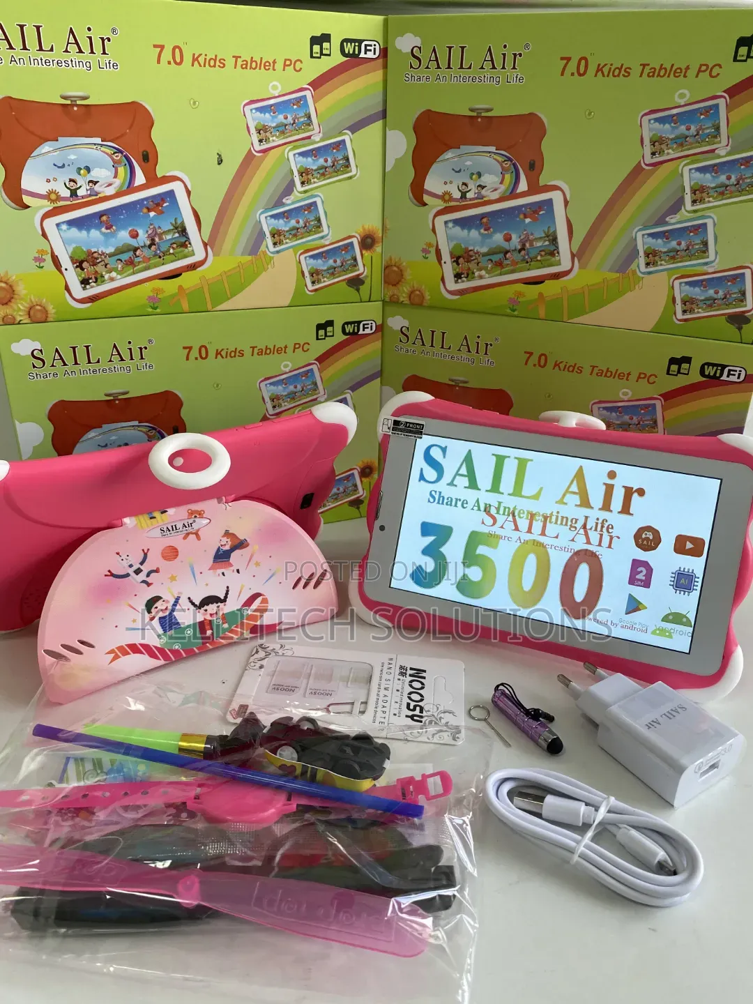 2026 Sailair S3500 Pro Kids Tablet Sim+Wifi 8gb/256