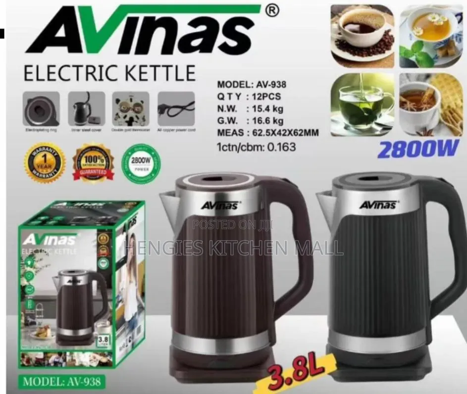 Avinas Big Size Kettle 3.8 Litres