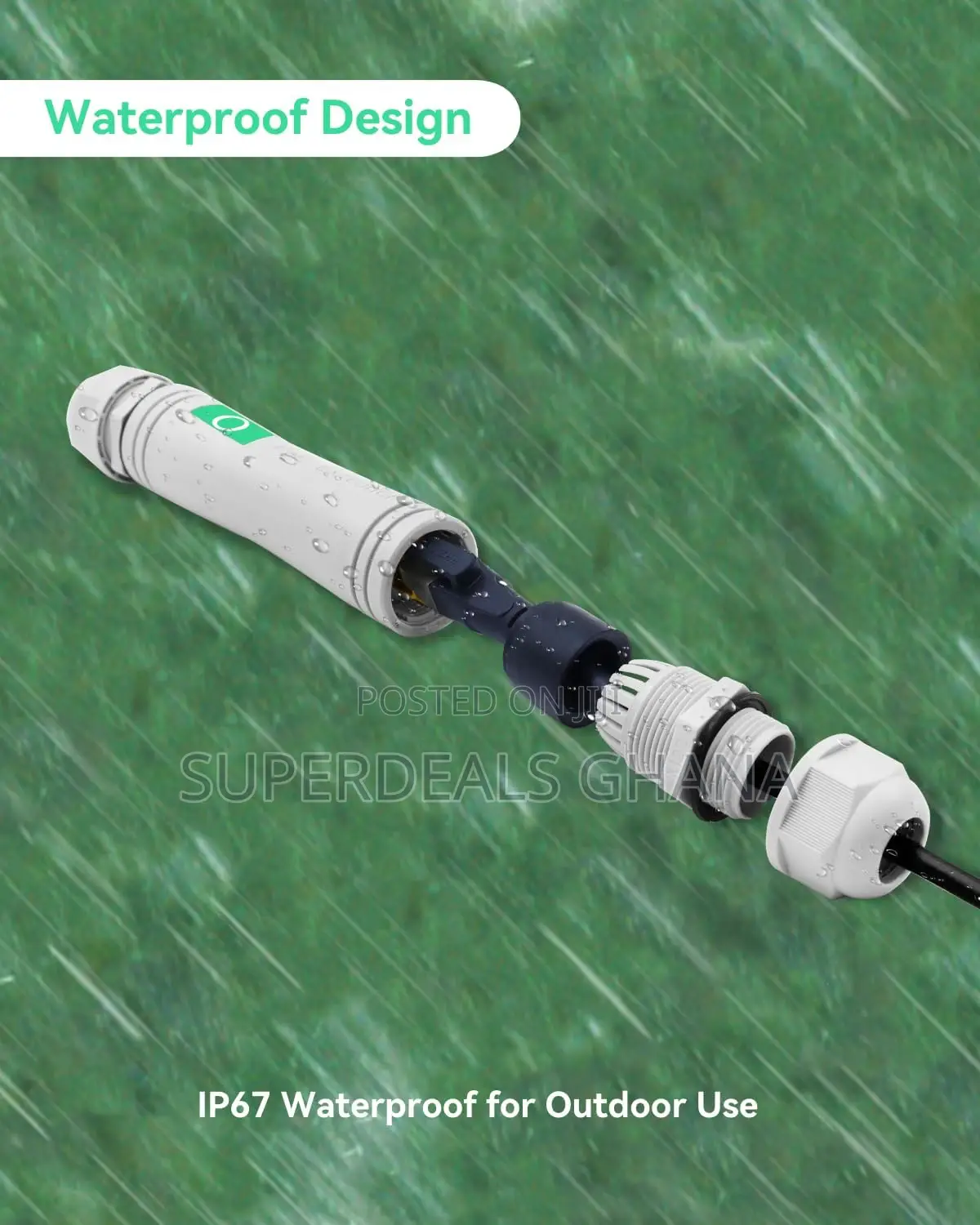 Linovision Gigabit Outdoor Poe Extender, Waterproof Poe Ethernet