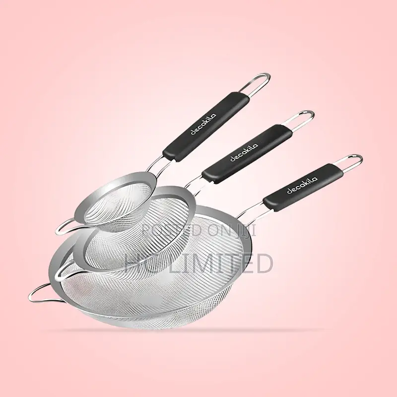 Decakila Stainless Steel Fine Mesh Strainer - Kmtt146m