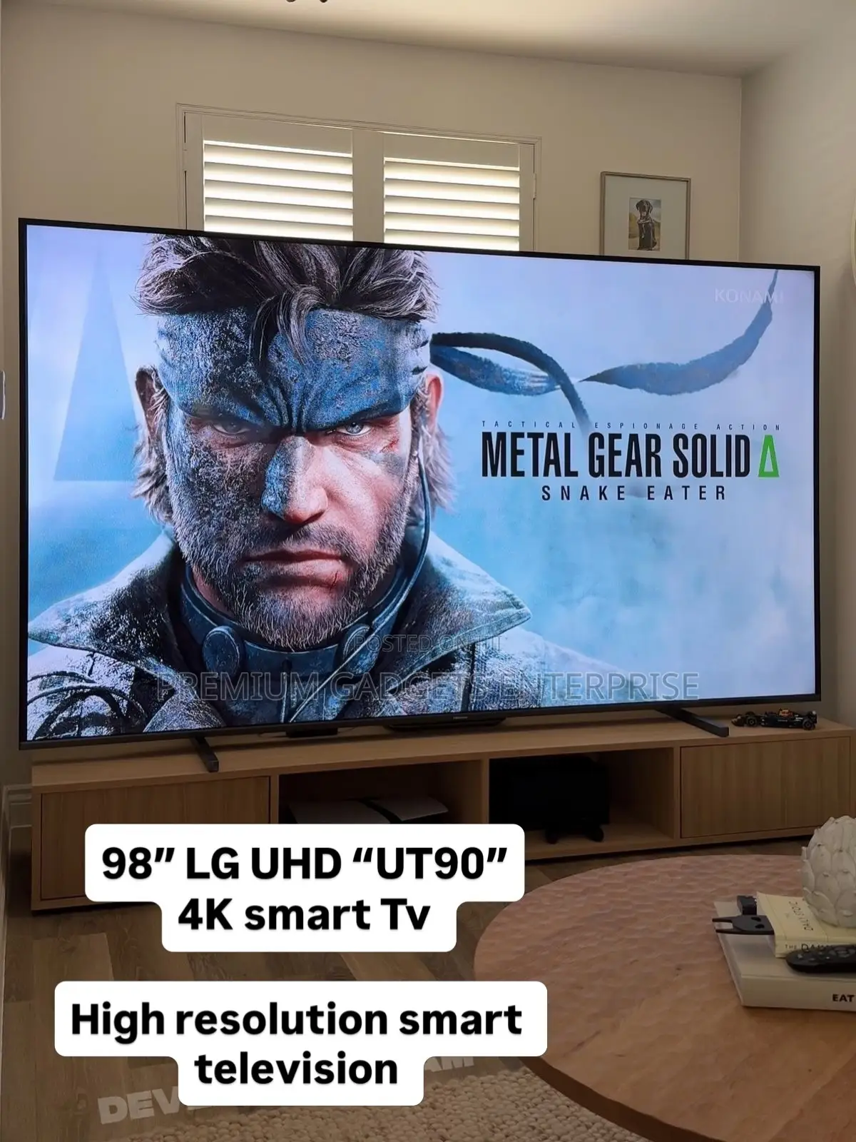 Lg 98" Uhd Ut91 Smart Tv Ai Magic Remote Hdr10 Pro Webos24 120 Hz