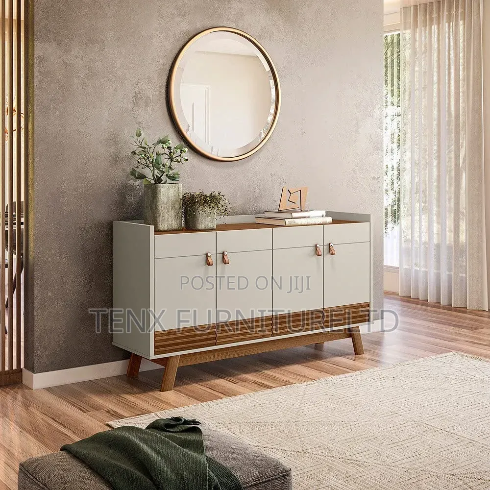 Sideboard/Console Cabinet -Off-White
