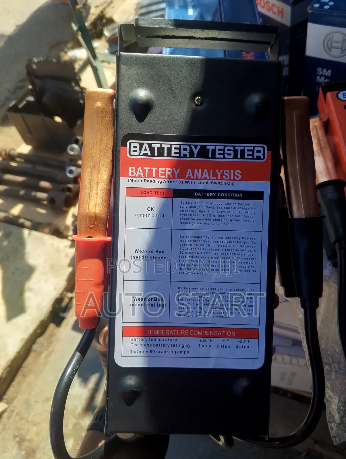 Car Battery Tester Digital+ Free Delivery Within Accra