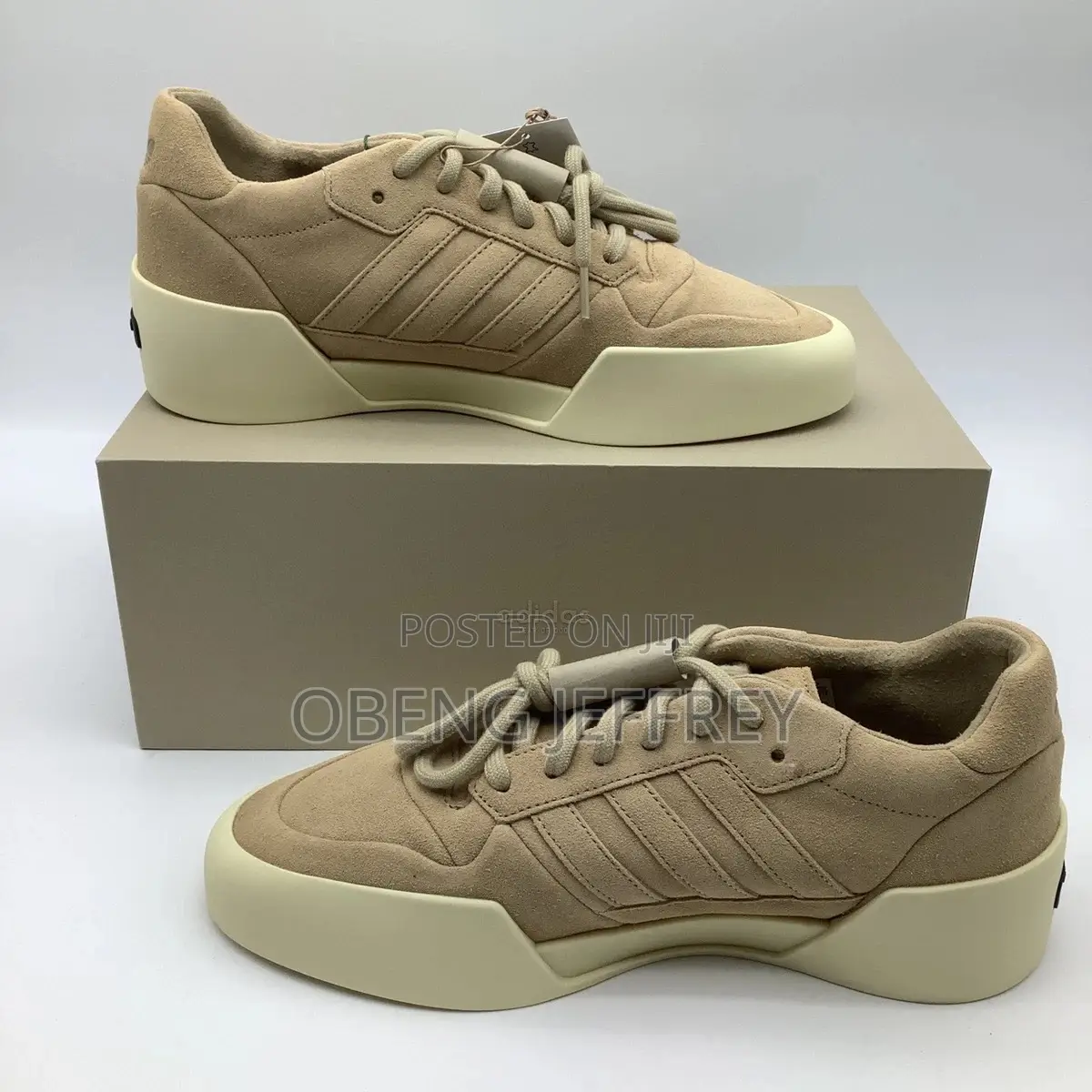 Original Adidas Fear of God Low Clay/Brown