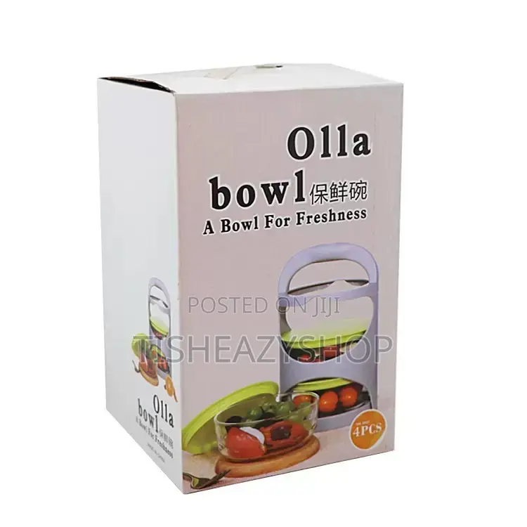 4 in 1 Glass Storage Bowl