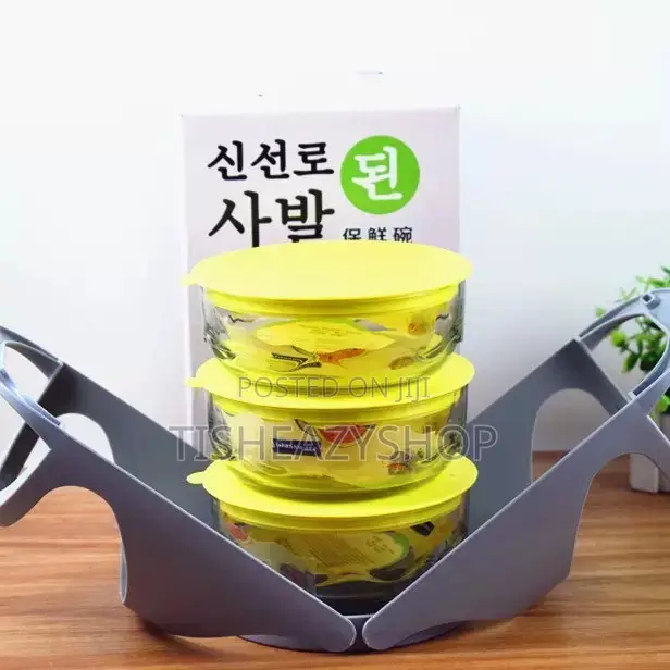 4 in 1 Glass Storage Bowl