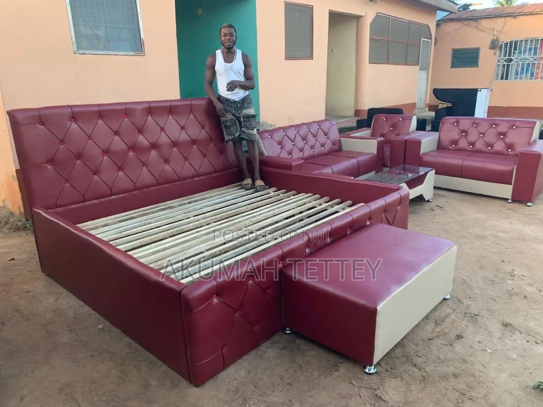 High Quality Furniture Company (King Size Bed Frame With Sofa Set)